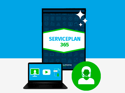 Serviceplan 365 - online træning og support